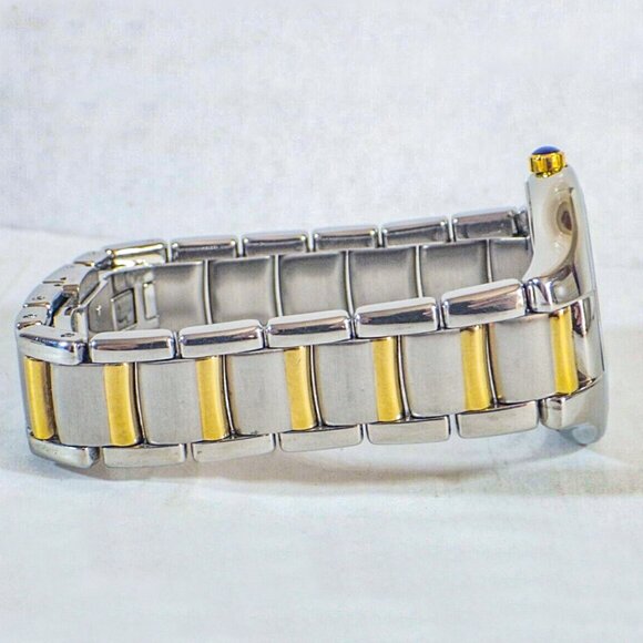 RAYMOND WEIL NOEMIA WATCH - WHITE MOTHER OF PEARL WITH DIAMONDS AND SAPPHIRE - Picture 5 of 7